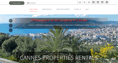 Desktop Screenshot of cannes-properties-rentals.com